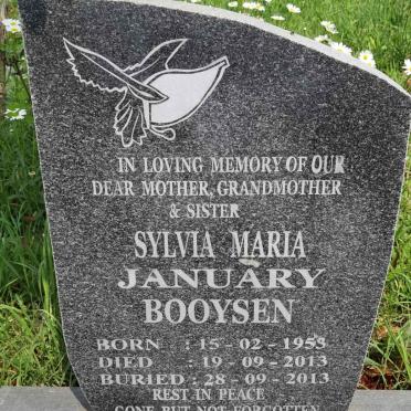 BOOYSEN Sylvia Maria January 1953-2013