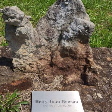 BENSON Betty Joan 1921-2005