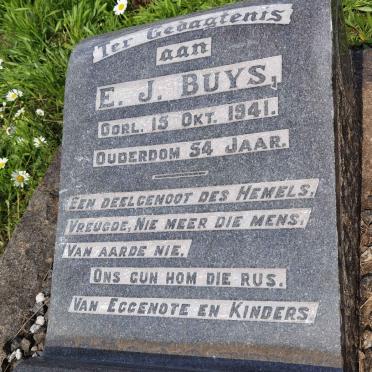 BUYS E.J. -1941