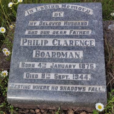 BOARDMAN Philip Clarence 1876-1944