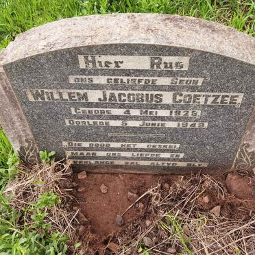 COETZEE Willem Jacobus 1928-1949
