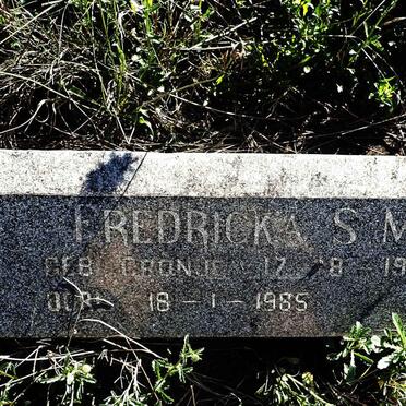 FERREIRA Emmanuel 1908-1966 &amp; Fredricka S.M. CRONJE 1912-1965