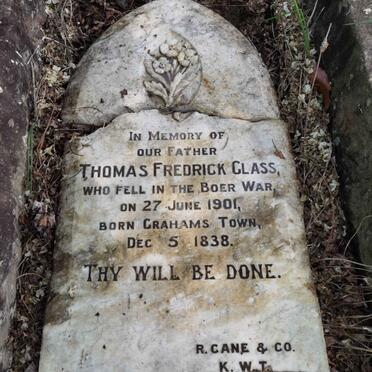 GLASS Thomas Frederick 1838-1901