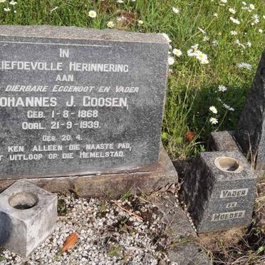 GOOSEN Johannes J. 1868-1939 &amp; Anna M. NEL 1873-1941