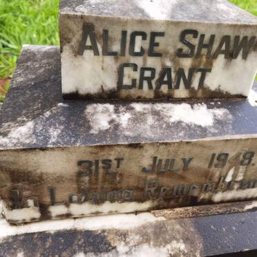 GRANT Alice Shaw -1948