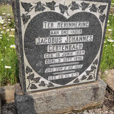 GERTENBACH Jacobus Johannes 1884-1946