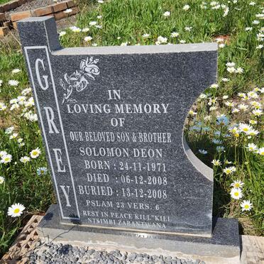 GREY Solomon Deon 1971-2008
