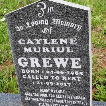 GREWE Caylene Muriul 1985-2017