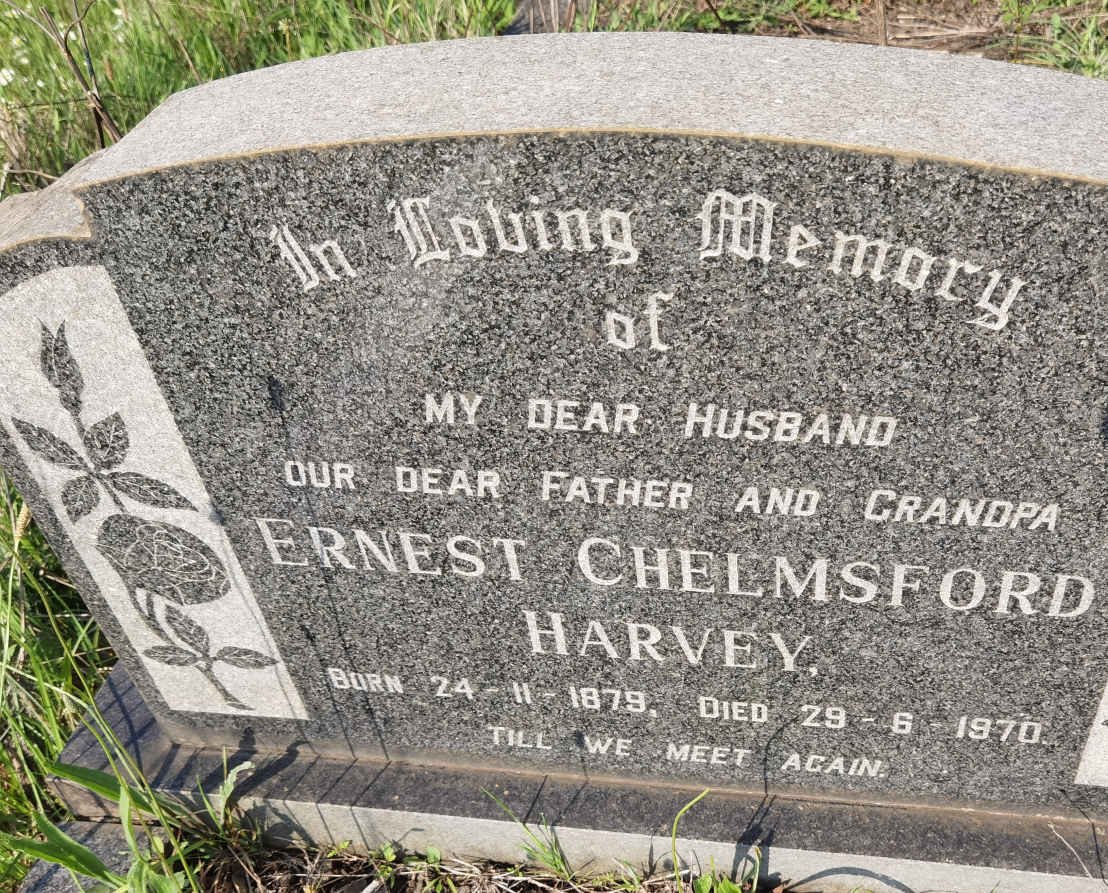 HARVEY Ernest Chelmsford 1879-1970