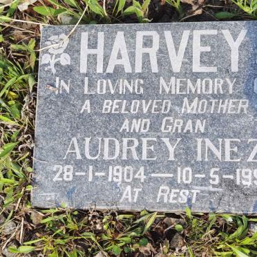 HARVEY Audrey Inez 1904-1990