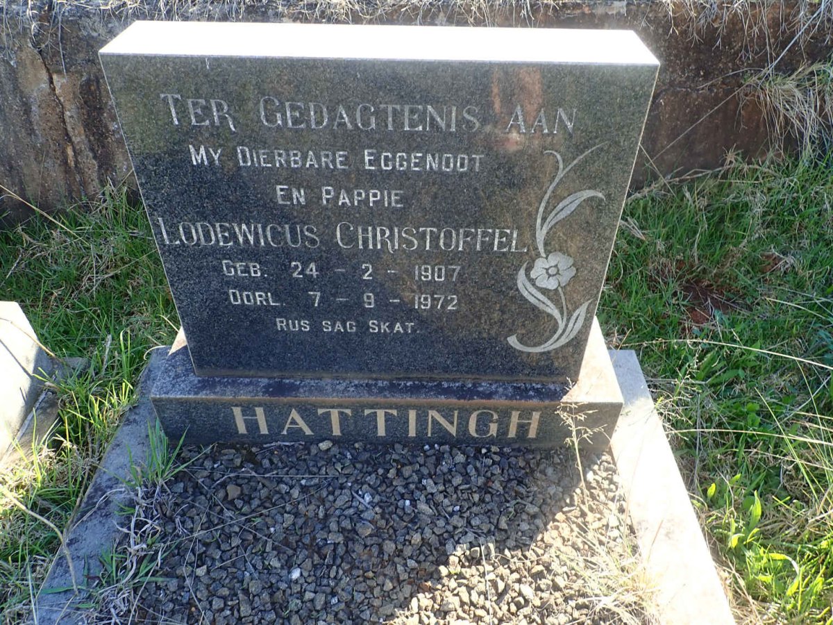 HATTINGH Lodewicus Christoffel 1907-1972