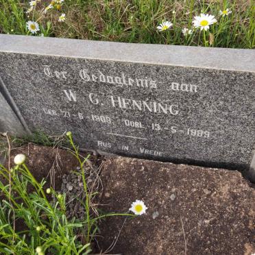 HENNING W.G. 1909-1989