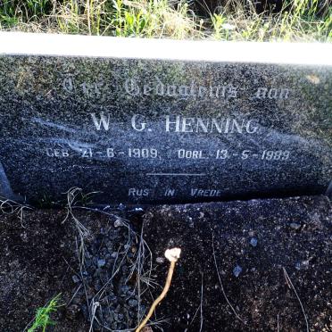 HENNING W.G. 1909-1989