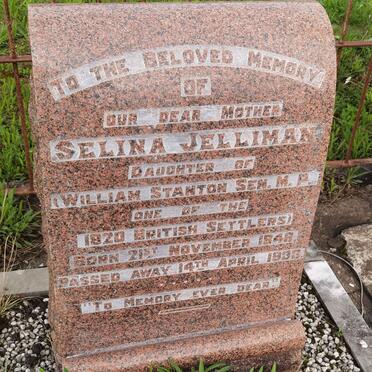 JELLIMAN Selina nee STANTON 1846-1933