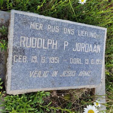 JORDAAN Rudolph P. 1951-1951