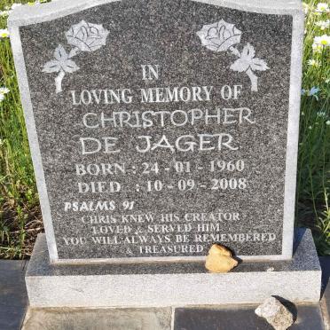 JAGER Christopher, de 1960-2008