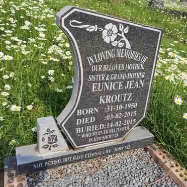 KROUTZ Eunice Jean 1950-2015