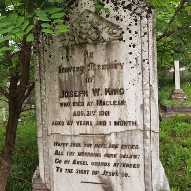 KING Joseph W. -1901
