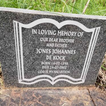 KOCK Jones Johannes, de 1948-2002
