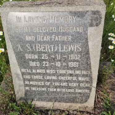 LEWIS A.S. 1902-1961