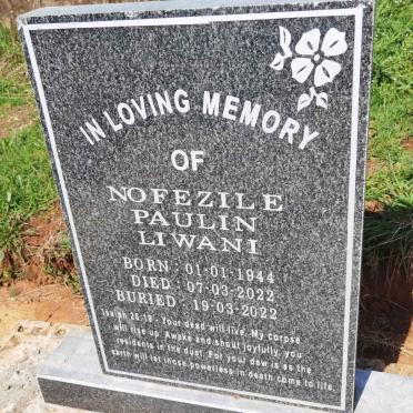 LIWANI Nofezile Paulin 1944-2022