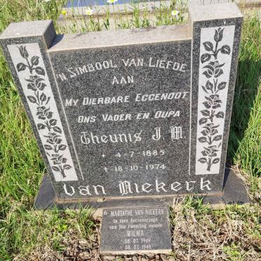 NIEKERK Theunis J.M., van 1885-1974 :: VAN NIEKERK Martatjie 1949-1949