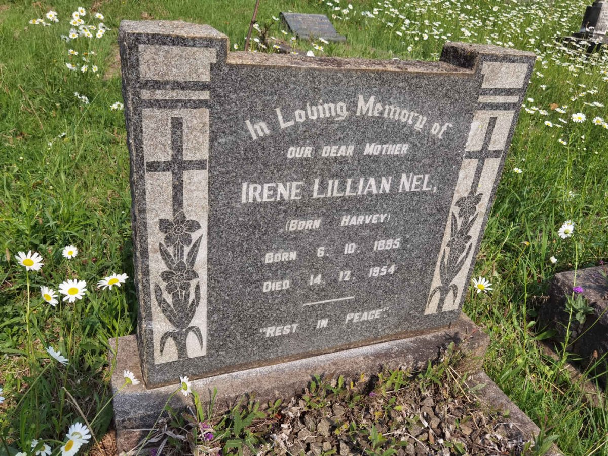 NEL Irene Lillian nee HARVEY 1895-1954