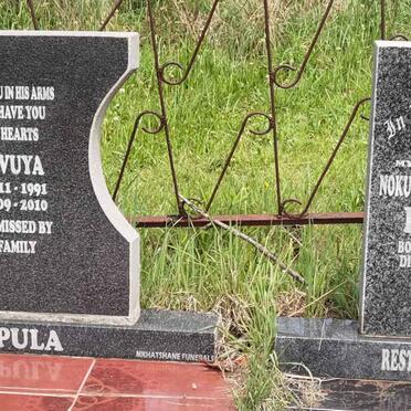 PULA Siyavuya 1991-2010 :: PULA Nokuphumla Tandiwe 1970-2012