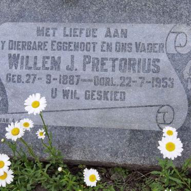 PRETORIUS Willem J. 1887-1953