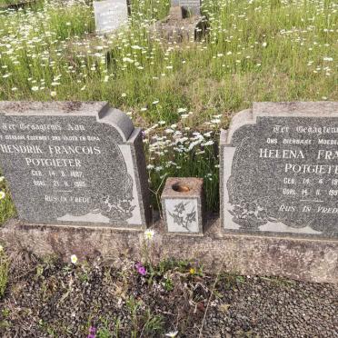 POTGIETER Hendrik Francois 1887-1965 &amp; Helena Francina 1902-1994