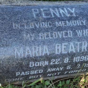 PENNY Maria Beatrice 1896-1968