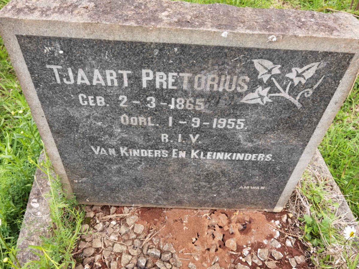 PRETORIUS Tjaart 1865-1955