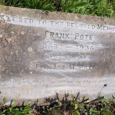 POTE Frank 1887-1936