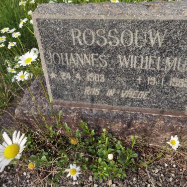 ROSSOUW Johannes Wilhelmus 1903-1965