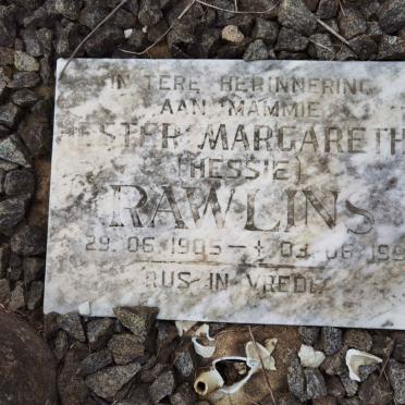 RAWLINS Hester Margaretha 1905-1992