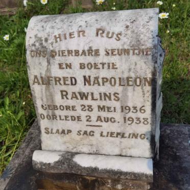 RAWLINS Alfred Napoleon 1936-1938