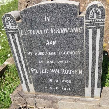 ROOYEN Pieter, van 1900-1976