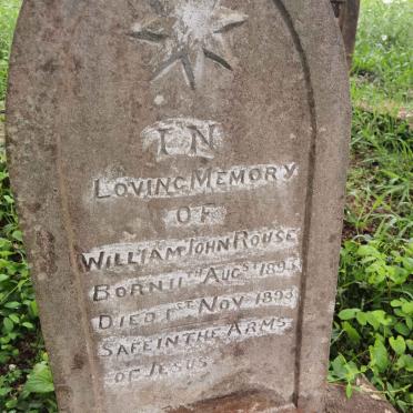ROUSE William John 1893-1893