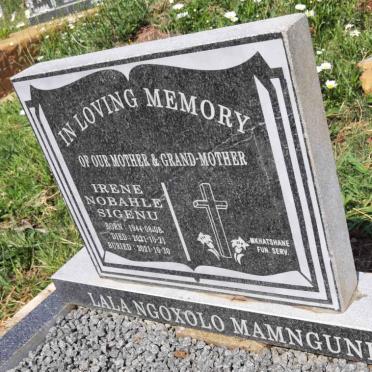 SIGENU Irene Nobahle 1944-2021