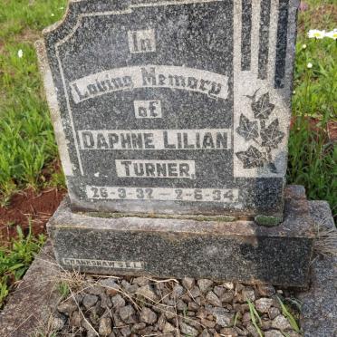 TURNER Daphne Lilian 1932-1934