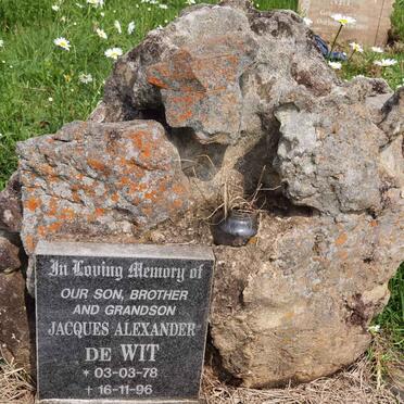 WIT Jacques Alexander, de 1978-1996