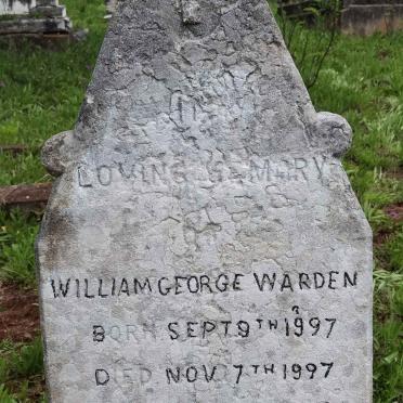 WARDEN William George
