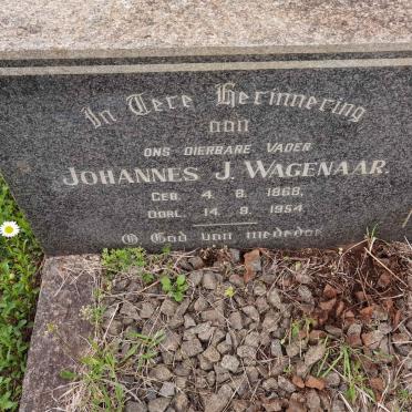 WAGENAAR Johannes J. 1868-1954