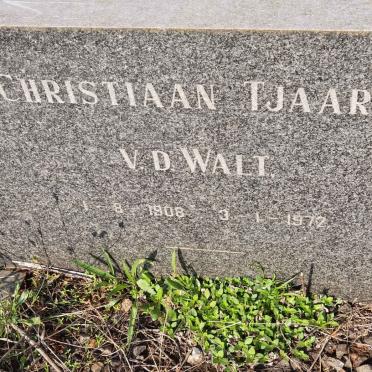 WALT Christiaan Tjaart, v.d. 1908-1972