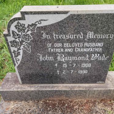 WADE John Raymond 1908-1990