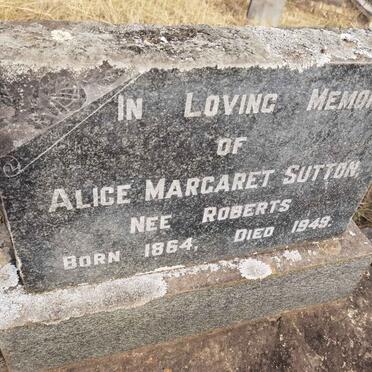 SUTTON Alice Margaret nee ROBERTS 1864-1949