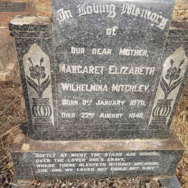 MITCHLEY Margaret Elizabeta Wilhelmina 1870-1946