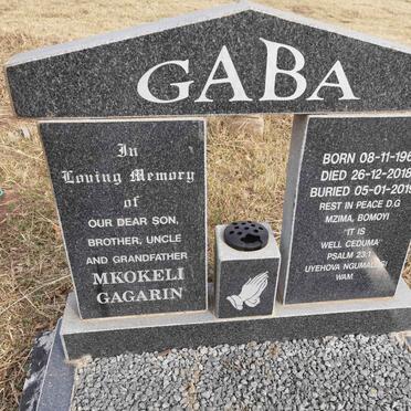 GABA Mkokeli Gagarin 1961-2018