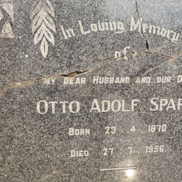 SPARG Otto Adolf 1870-1956