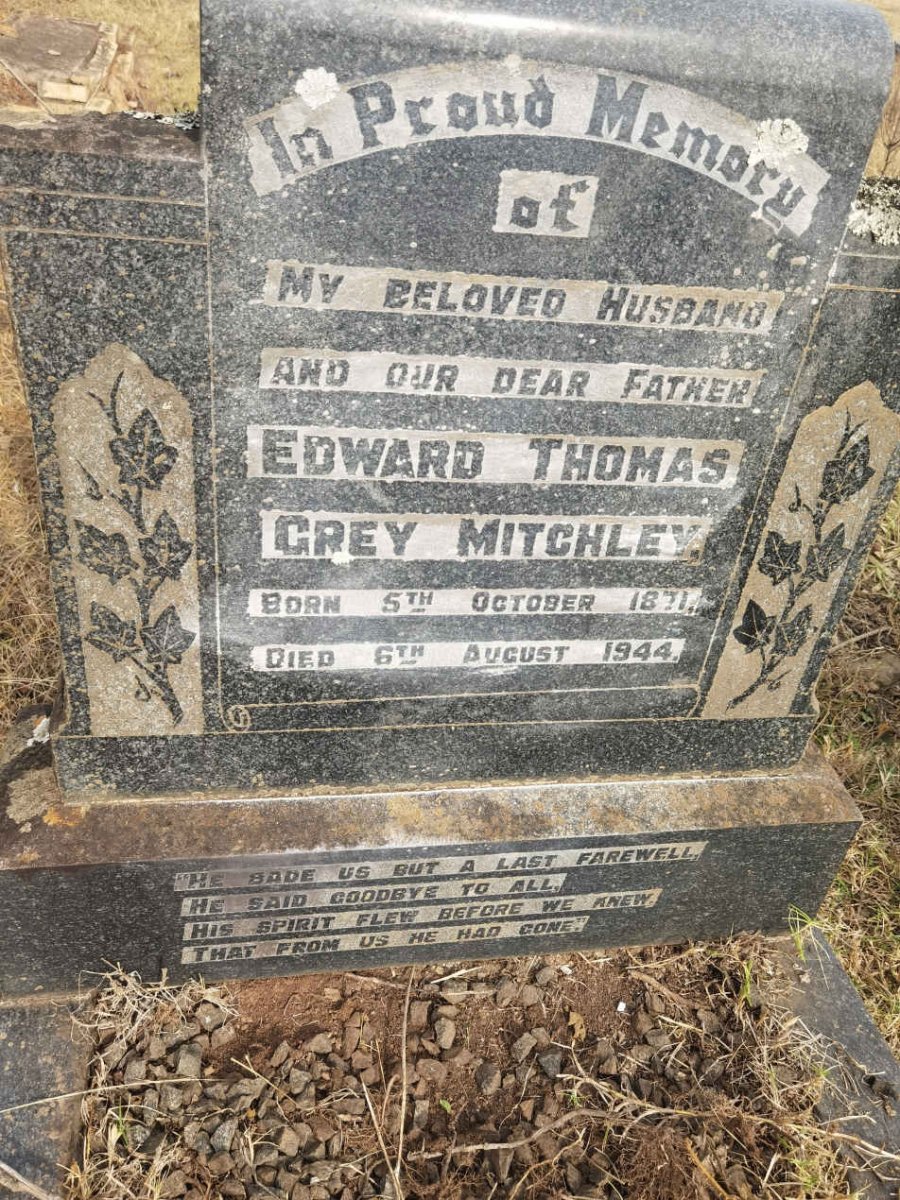 MITCHLEY Edward Thomas Grey 1871-1944